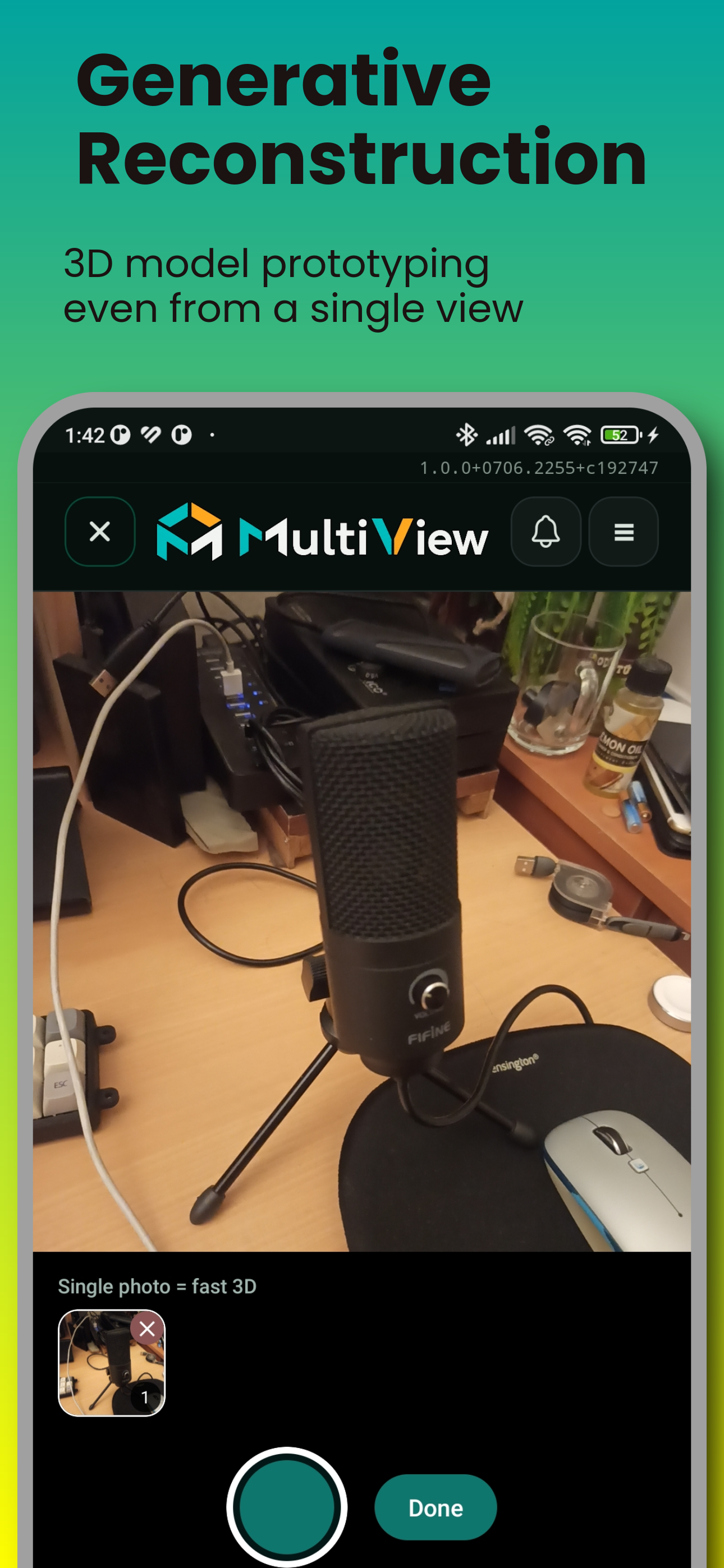 Generating a 3D model prototype from a single view
